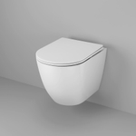 Унитаз подвесной Grossman Thin Rim GR-5601S (520х360х360) тонкий ободок,белый с тонкой крышкой,микролифт,1 место