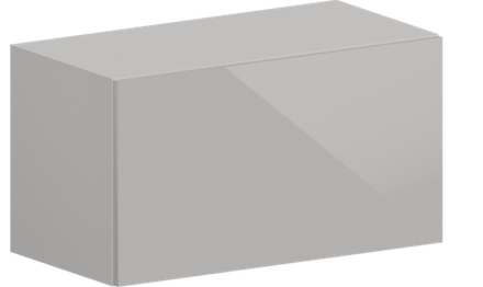 Кухня Модуль ШВГ 650 Графит / Белый Софт