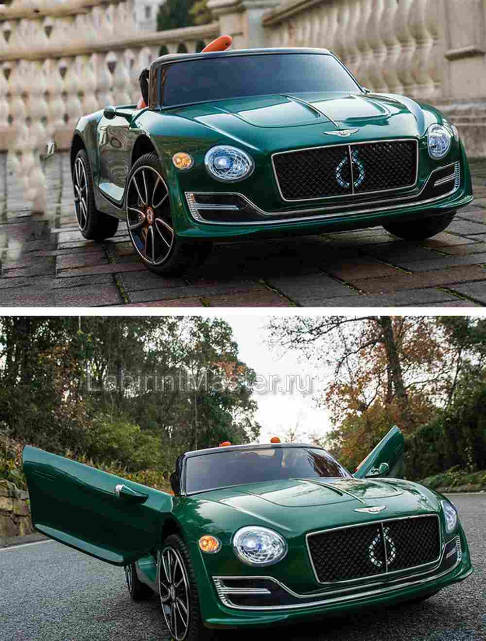 Детский электромобиль "Bentley exp12" 6V, зеленый