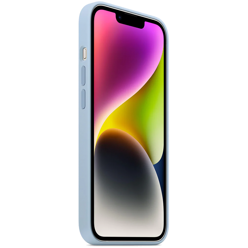 Силиконовый чехол с поддержкой MagSafe Apple Silicone Case для iPhone 14, Sky (Чистое небо)