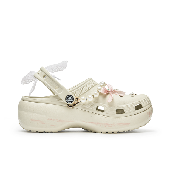 Crocs Classic Platform Clog 'Shimmer Butterfly'