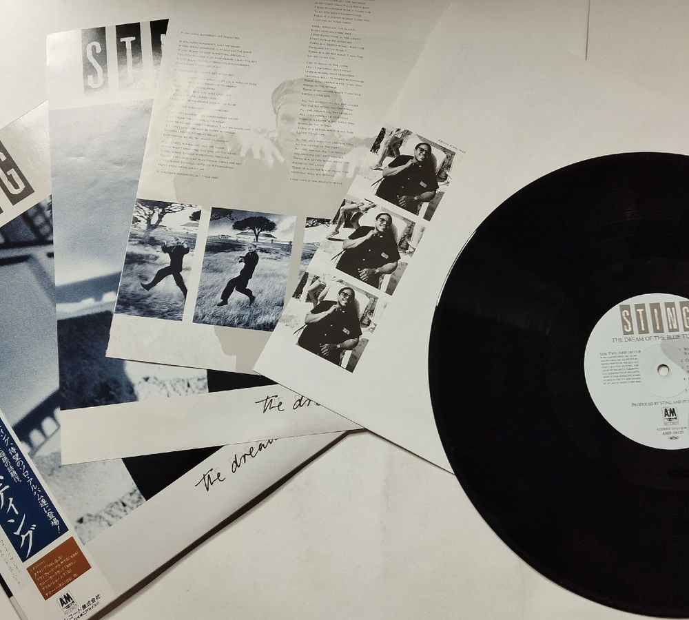 Винтажная виниловая пластинка LP Sting The Dream Of The Blue Turtles (Japan 1985) (Obi) Shadows In The Rain