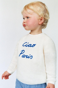 ZARA ТРИКОТАЖНЫЙ ДЖЕМПЕР С ВЫШИТОЙ НАДПИСЬЮ, ЭКРЮ