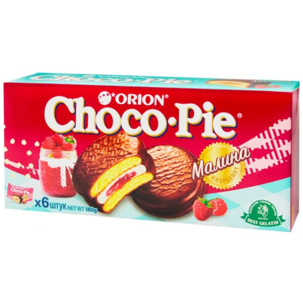 Пирожное Choco-Pie Малина 180 гр