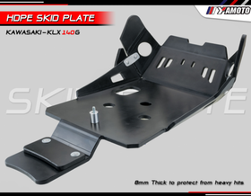 Yamoto Plastic Skid Plate for Kawasaki KLX125-140-150. HDPE