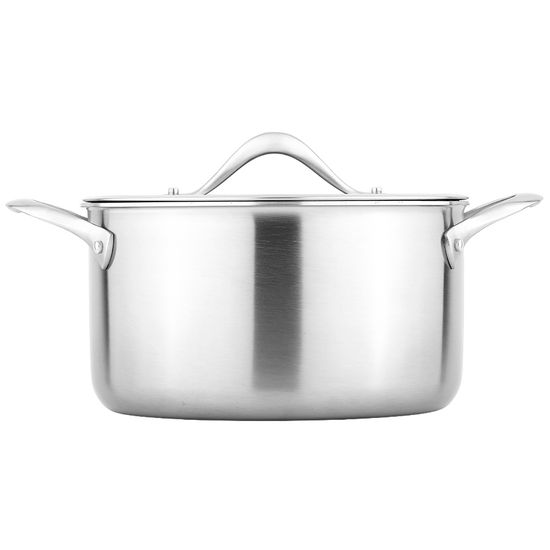 Кастрюля с крышкой 3ply etalon, D24 см, 6 л