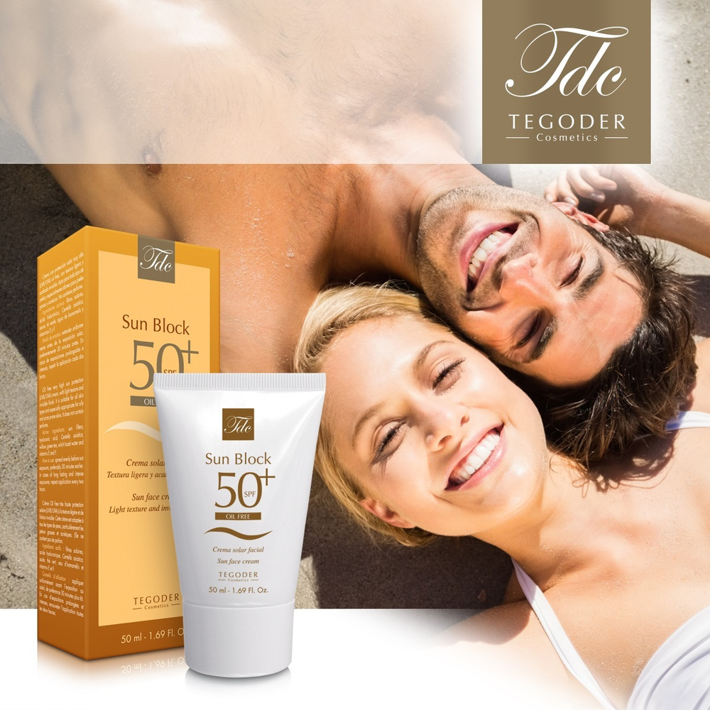 Солнцезащитный крем для жирной кожи Sun Block SPF 50+