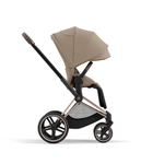 Коляска Cybex Priam IV 3 в 1 цвет Cozy Beige на шасси Rosegold