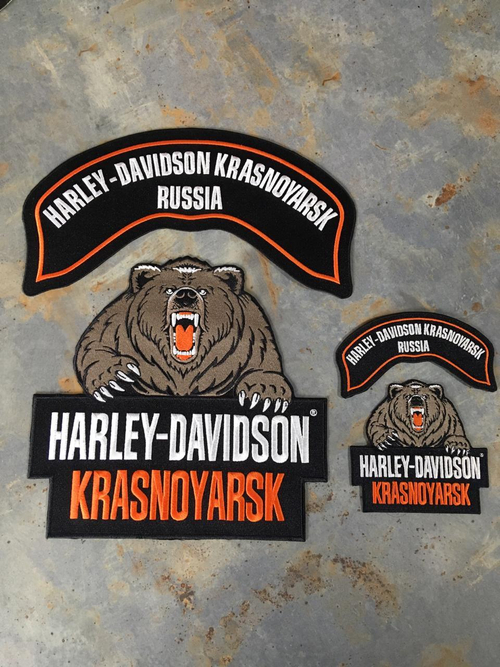 Шеврон "Медведи" Harley-Davidson Красноярск