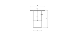 HIS-GU-9582 Направляющая профиль HIS 95х82 (6 м)