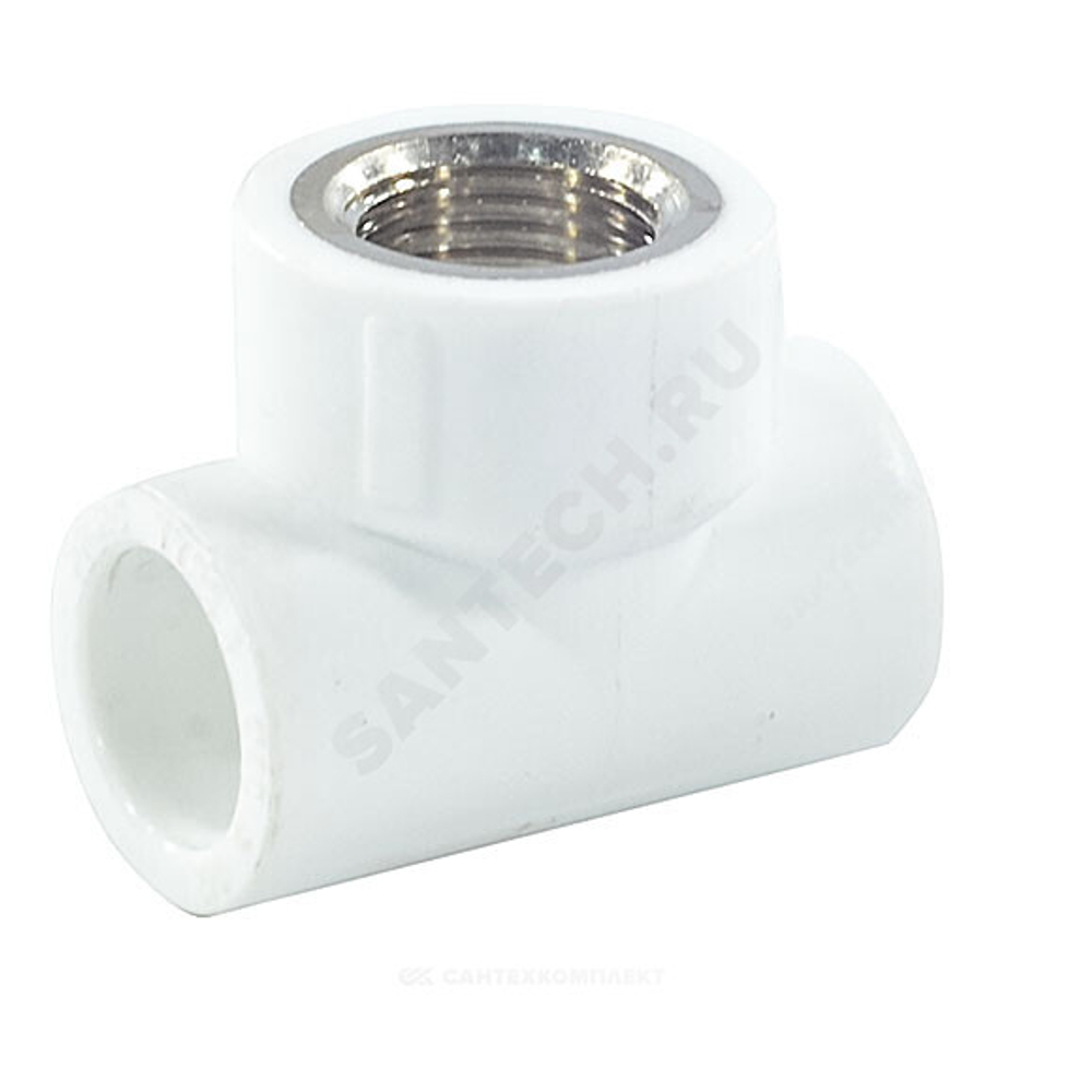 Тройник PP-R комбинированный белый Дн 25х1/2" ВР PRO VALFEX 10127125-PRO