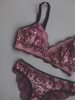 Burgundy Bra Лиф