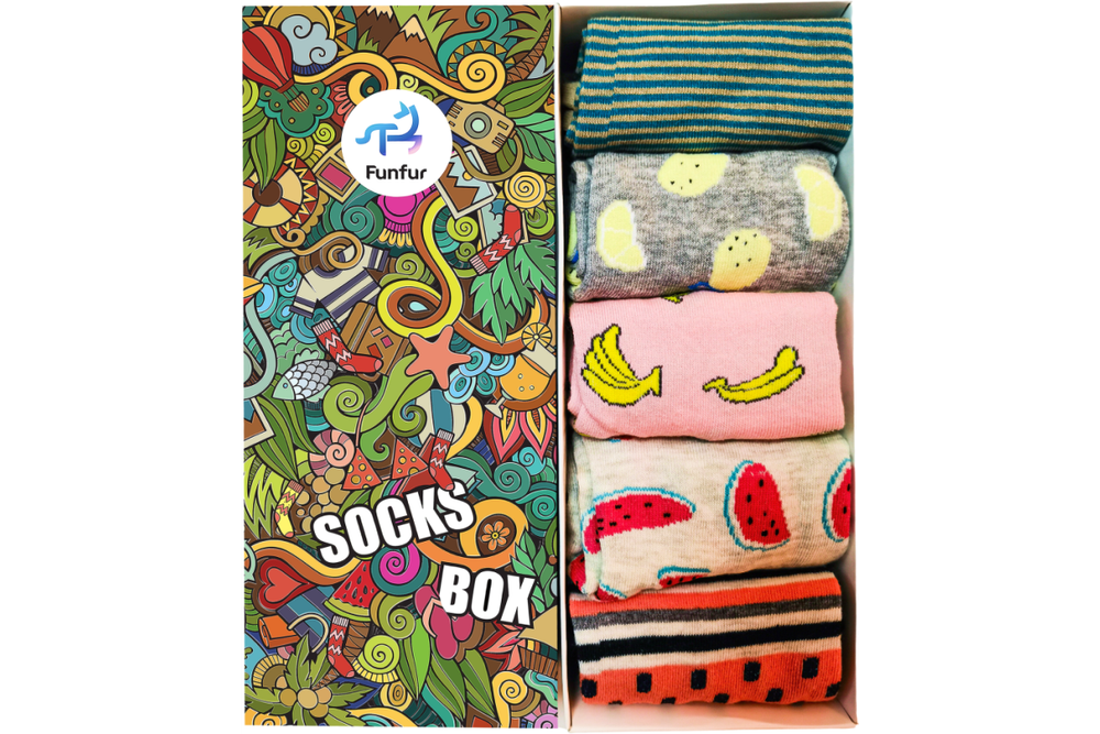 Носки Funfur Fruits в наборе 5 пар