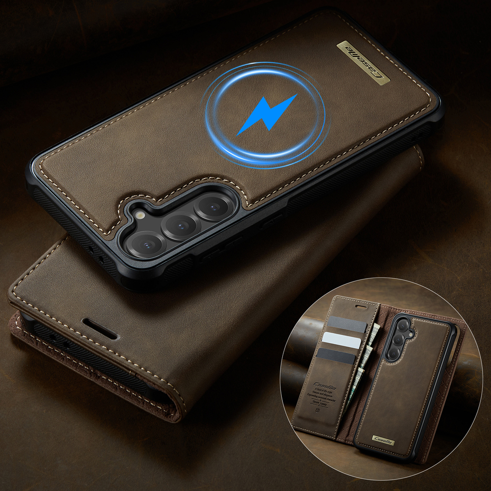 Чехол-кошелек CaseMe 2 in 1 MagSafe Samsung Galaxy S25 FE