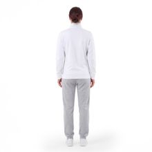 Костюм спортивный MIKASA MT537/530-022-3XL, р.3XL, 70% хлопок, 30% полиэстер, бело-серый