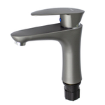 Смеситель STEMIX PL702-001F умывальник (к.35)(без подводки), пепельный