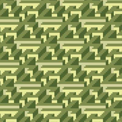 3D labyrinth (olive)