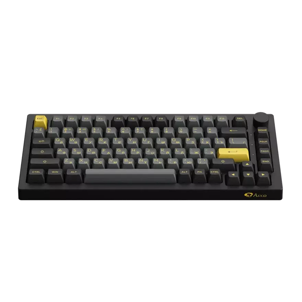 AKKO 5075B Plus Black&Gold 3 Modes RGB Hot Swap V3 Cream Yellow Switch