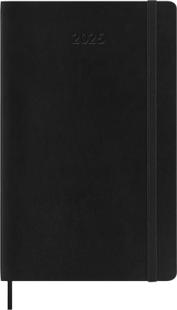 Еженедельник Moleskine (DSB12WN3) Classic Soft WKNT Large 130х210мм 144стр. мягкая обложка черный