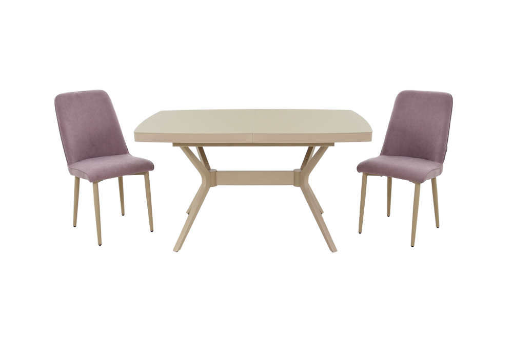 Обеденная группа Аврора Оскар/Дейзи капучино 140 (101912, 102129)