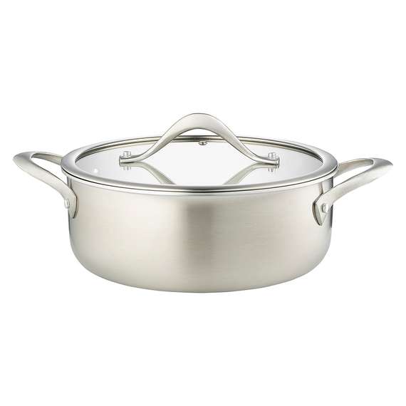 Кастрюля с крышкой 3ply etalon, D24 см, 4 л