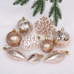 Набор украшений «Рождество» (26 предметов), шампань