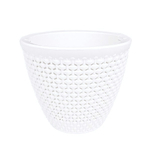 Кашпо "Ротанг" (3л.) Цв. Белый/белый