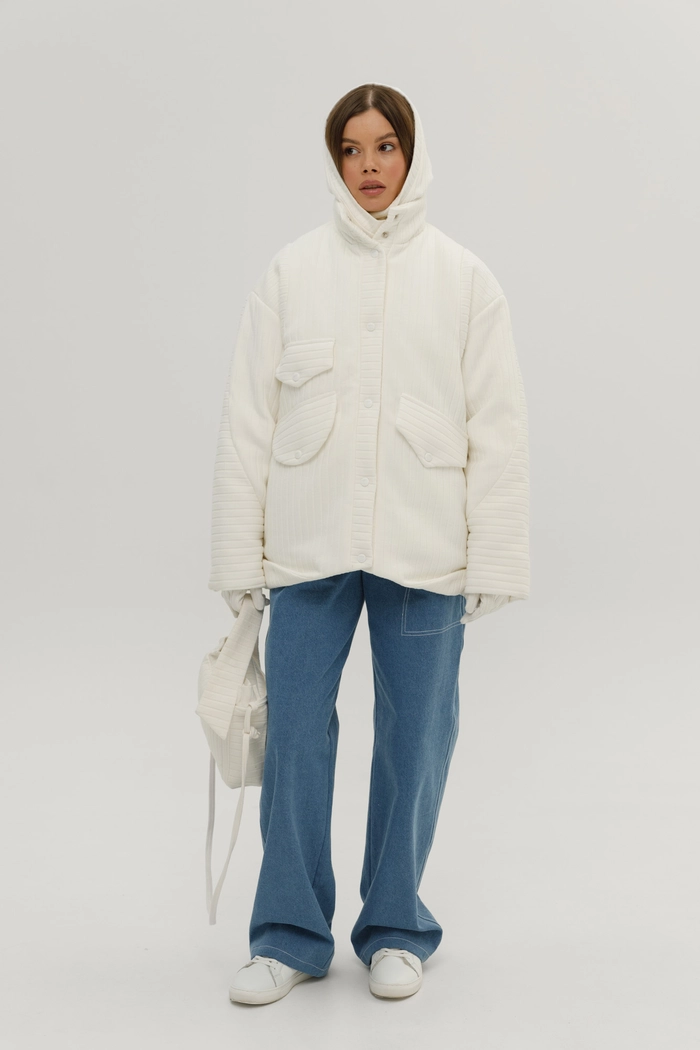 КУРТКА РИАНО МОЛОЧНЫЙ