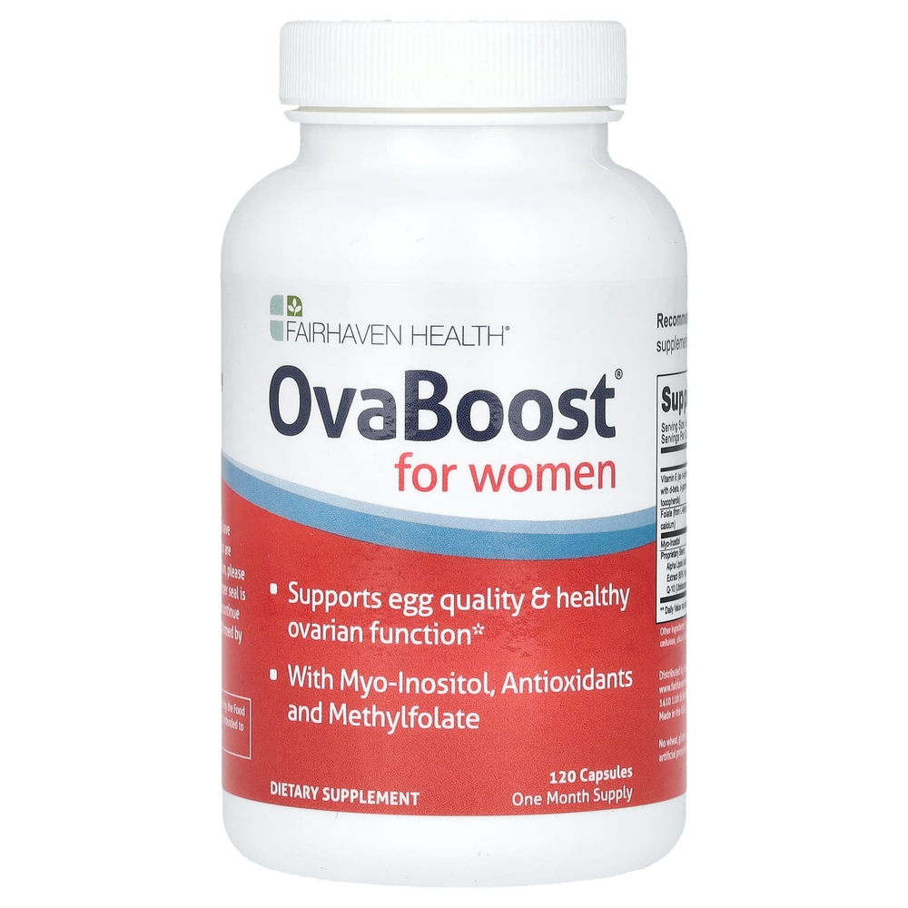 Fairhaven Health, OvaBoost для женщин, 120 капсул