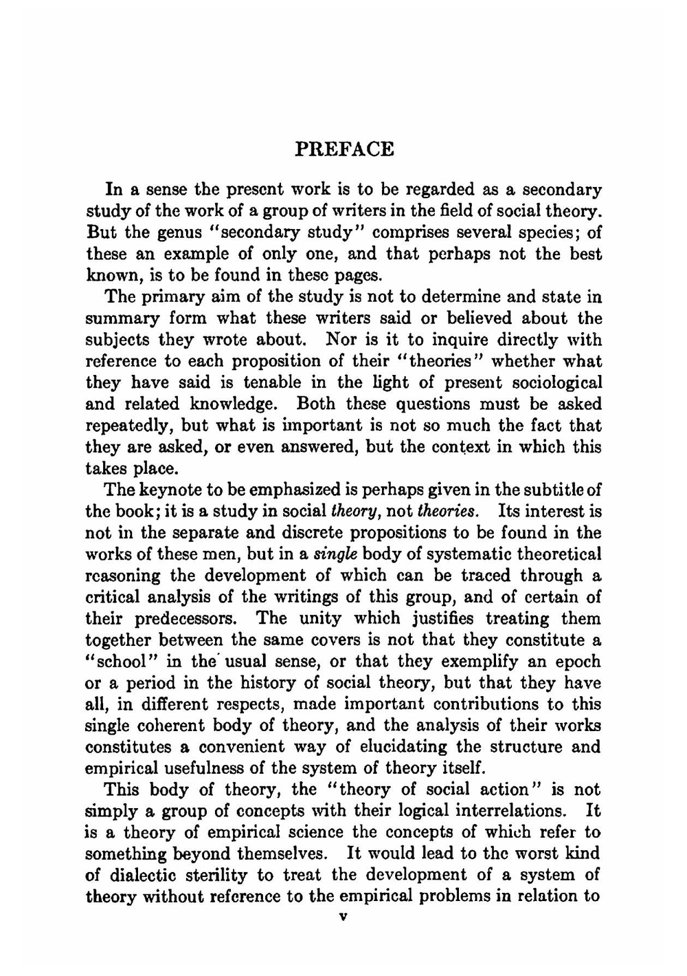 The structure of social action a study in social theory with special reference to a group of recent European writers | Talcott Parsons