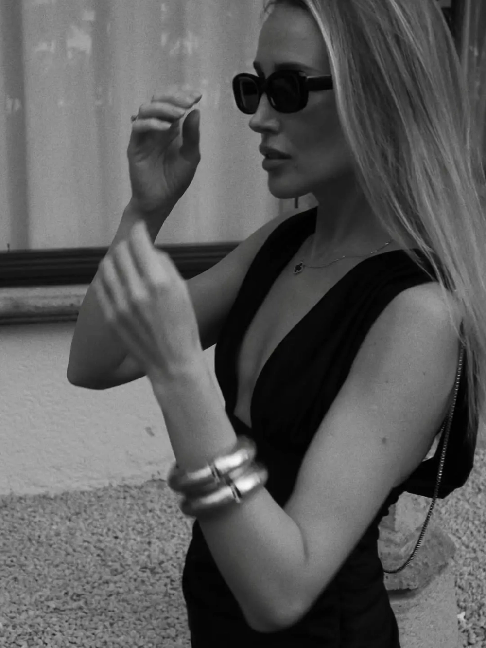 Браслет под золото округлый