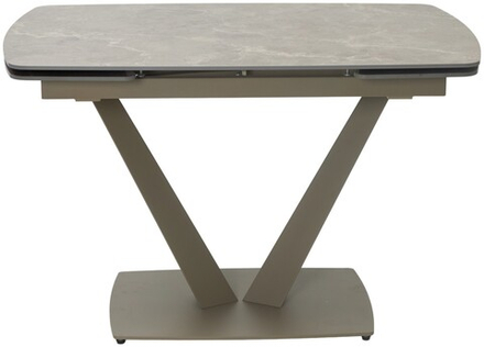 Стол М-City DISAUR Алатри (Alatri) 120 Латте матовый (Matt Latte Stone) керамика, Таупе