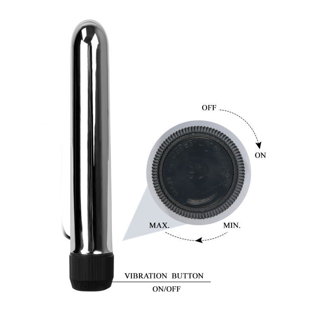 Набор из вибратора и вибростимуляторов для груди Turbo NippleClamps (Цвет: серебристый)