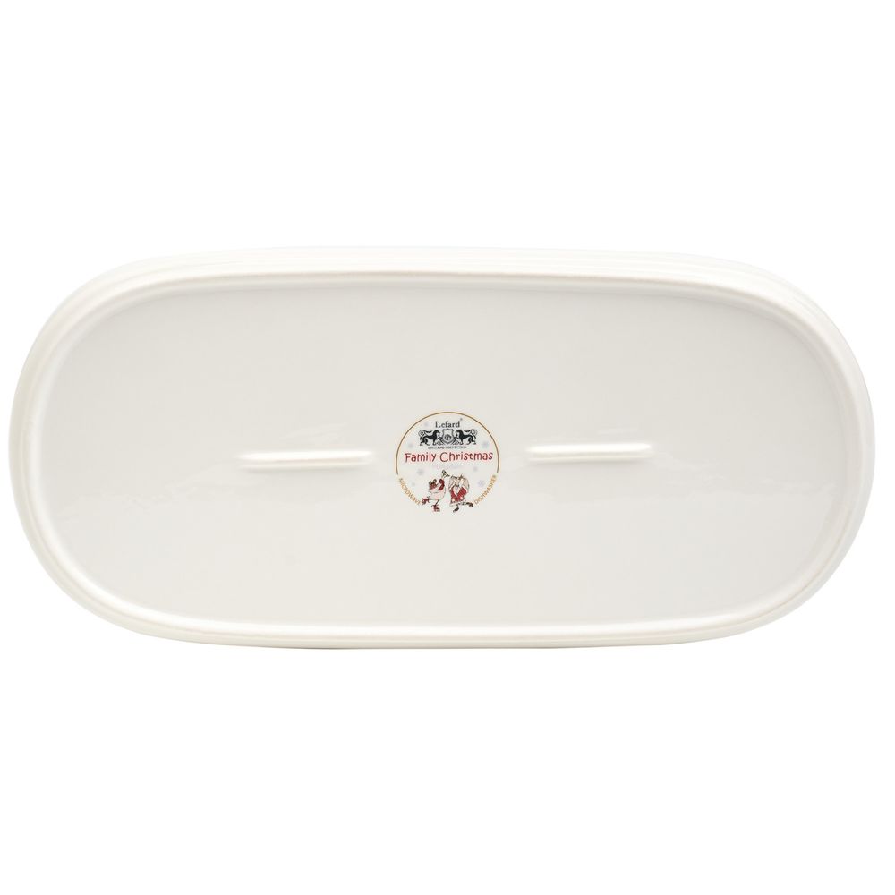 БЛЮДО ОВАЛЬНОЕ LEFARD "FAMILY CHRISTMAS" 25,5 СМ (КОР=24ШТ.)