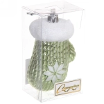 Ёлочная игрушка «Новогодняя варежка» 5*4*10 см, зелёный