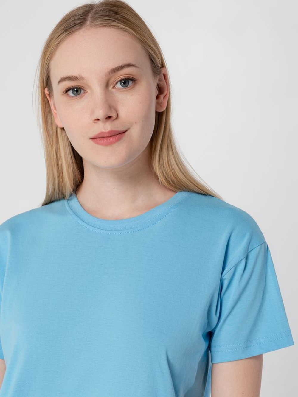 Футболка унисекс T-Bolka 160, голубая