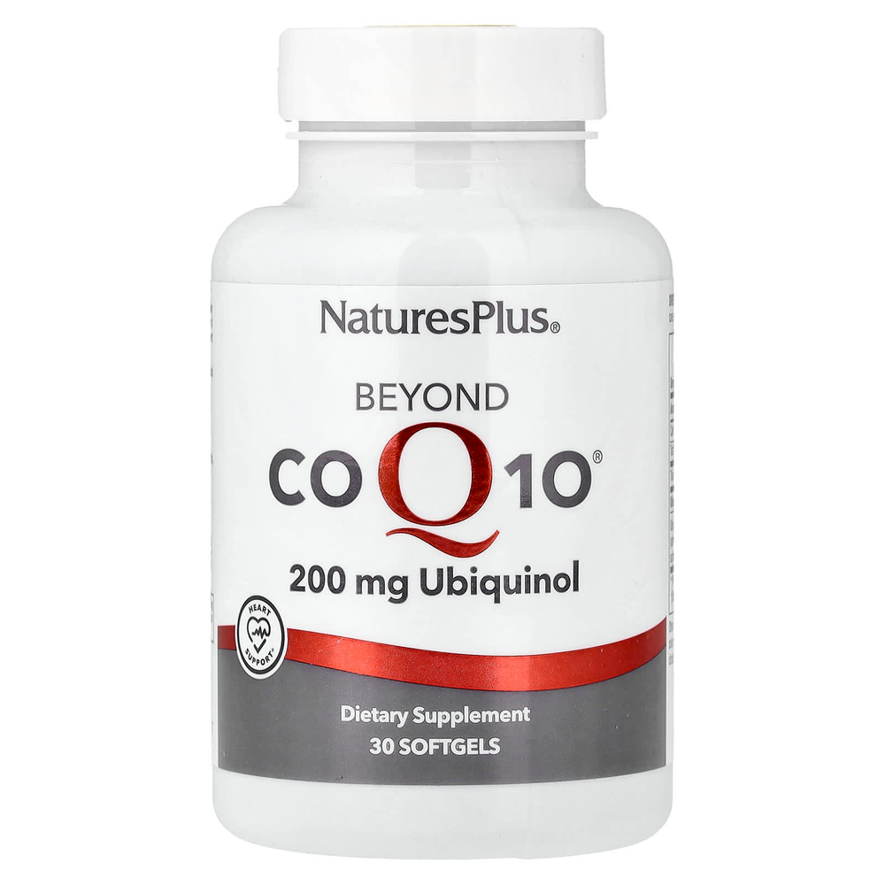 NaturesPlus, убихинол Beyond CoQ10®, 200 мг, 30 капсул