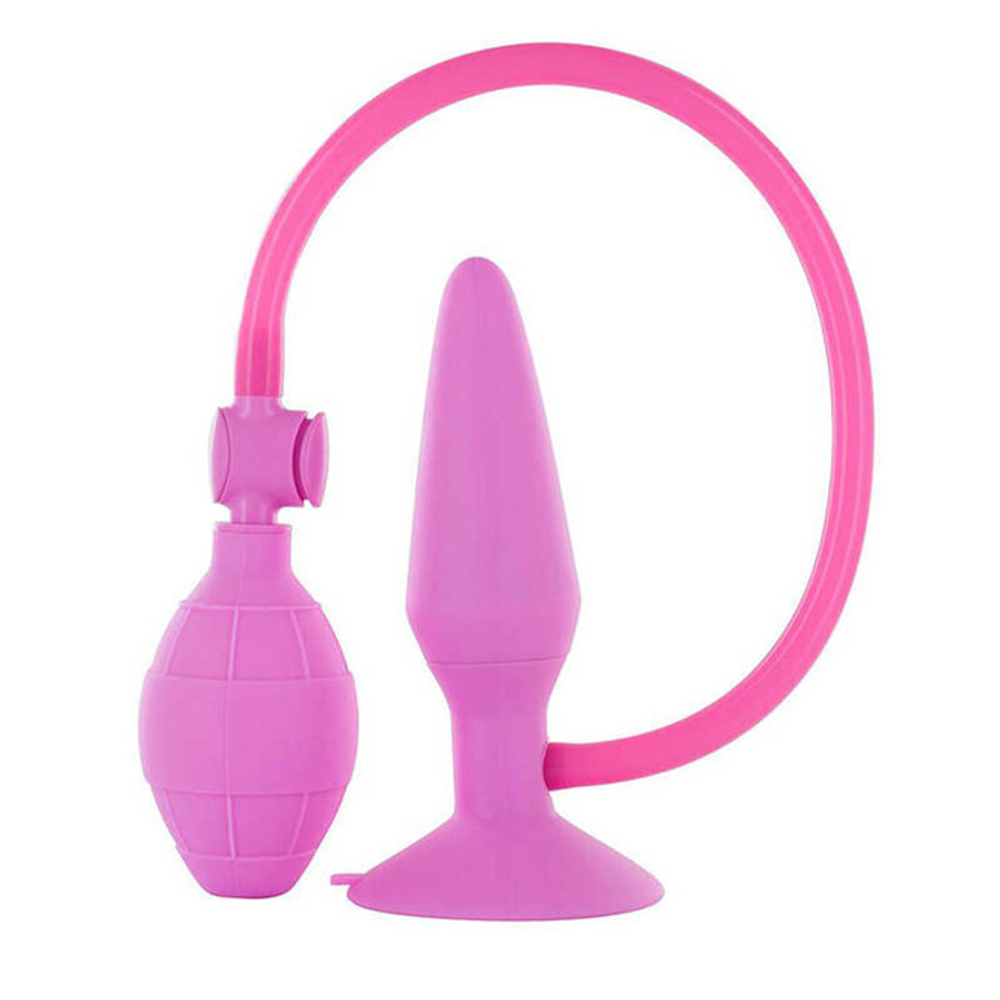 Анальная пробка с расширением большая розовая (13 см, розовый) (Цвет: розовый)