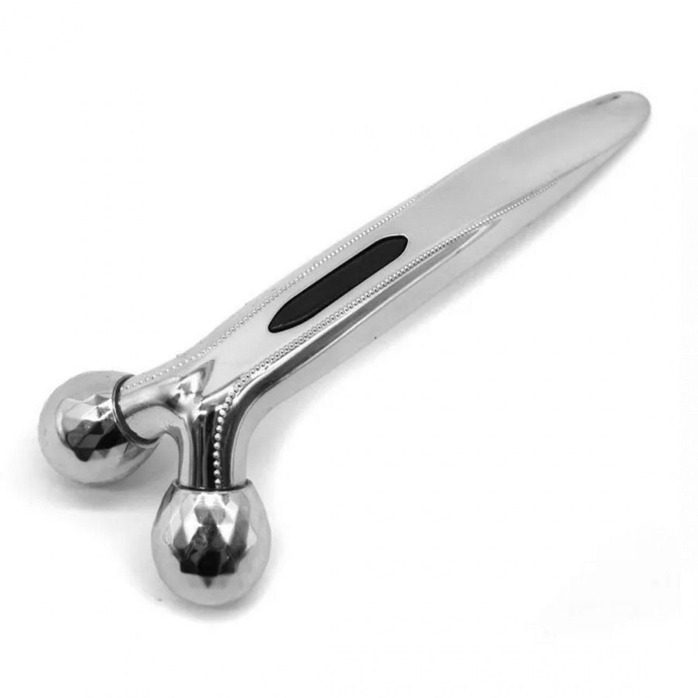 Роликовый лифтинг-массажер для лица и тела / 3D Body Massager Andorse, серебристый, Nail Art