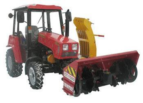 Снегоуборочный трактор 320.4М + снегоочиститель СТ-1500