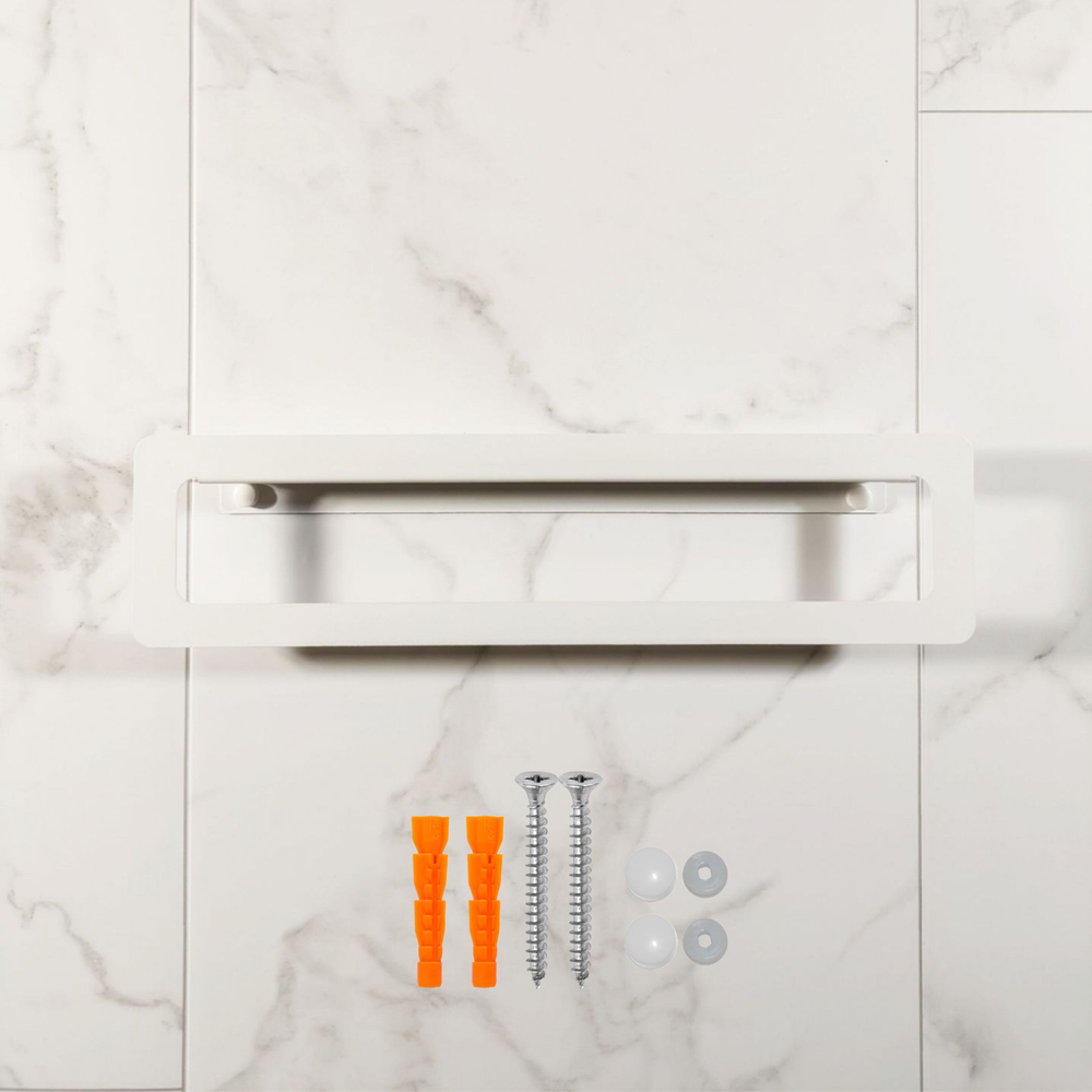 Держатель для полотенец MetaDec Qadrate 40см белый