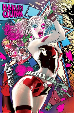 Постер DC: Harley Quinn Neon