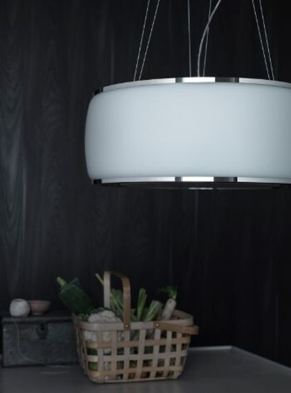 Вытяжка Falmec SOFFIO IS.58 White Satin Glass