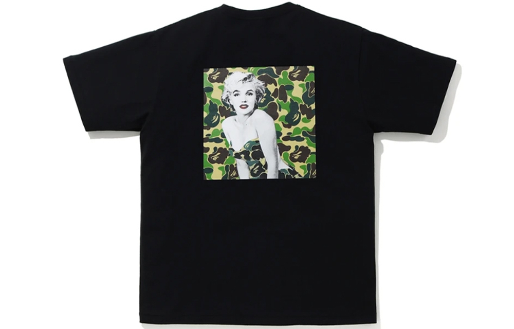 A Bathing Ape A Bathing Ape Bathing Ape X Marilyn Monroe Signature Tee черный