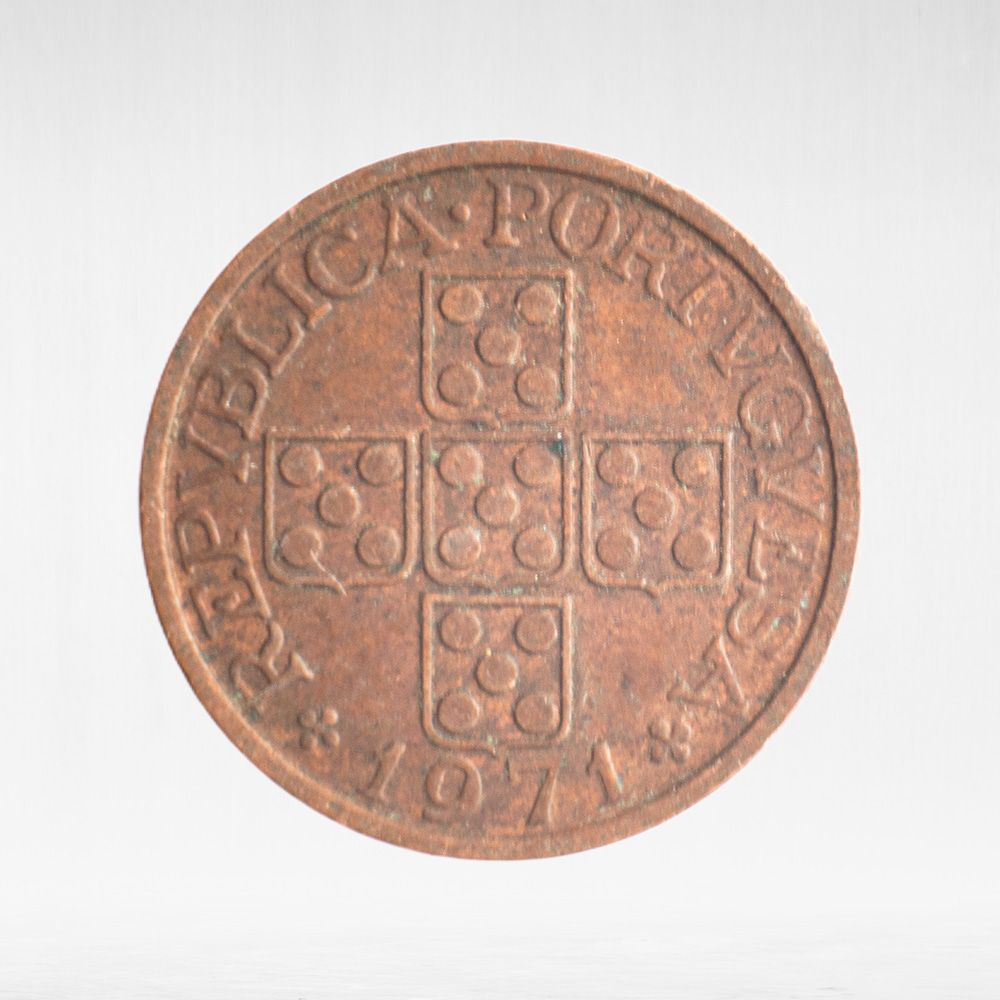 Portugal, 20 Centavos, 1971, VF