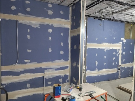 Монтаж перегородок из ГКЛ (гипсокартона) 2 слой