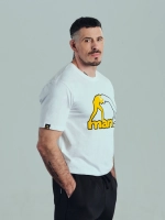 Футболка MANTO LOGO белая