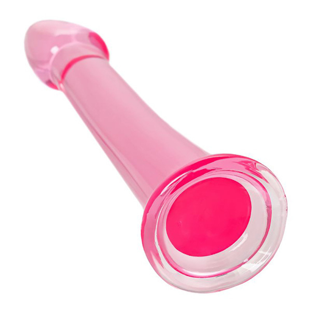 Розовый нереалистичный фаллоимитатор 22см ToyFa Jelly Dildo XL 882028-3