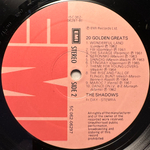 The Shadows - 20 Golden Greats (Голландия 1977г.)