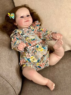 Кукла Реборн мягконабивная 60см в пакете (FA-354)